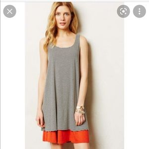 Anthropologie Puella Sleeveless Striped Duet Dress